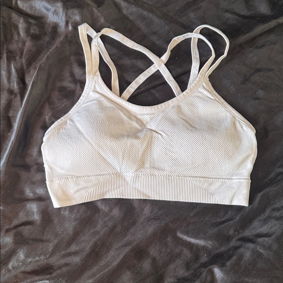 Ryka Sports Bras in Cream and Gray - Picture 2 of 4